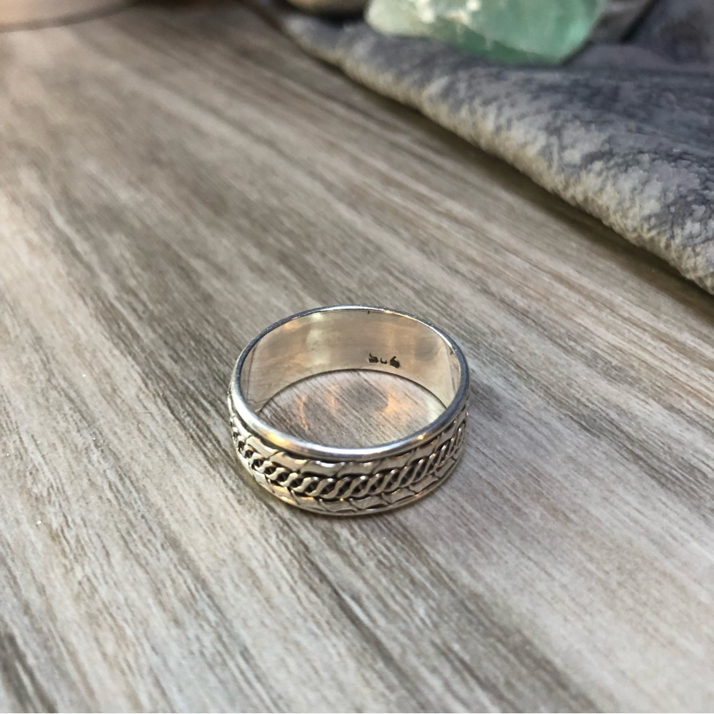 Spinner Ring Sterling Silver - image 2